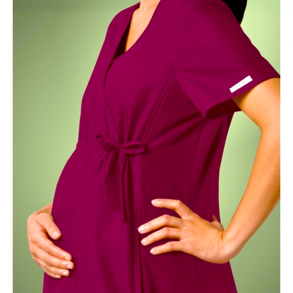Cherokee Maternity Scrub Top
